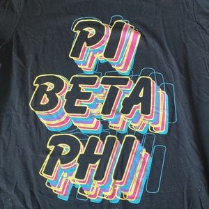 Pi Beta Phi Black T-Shirt